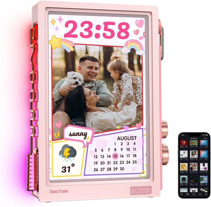 Times Frame 10.1-Inch WiFi Digital Picture Frame & Desk Display
