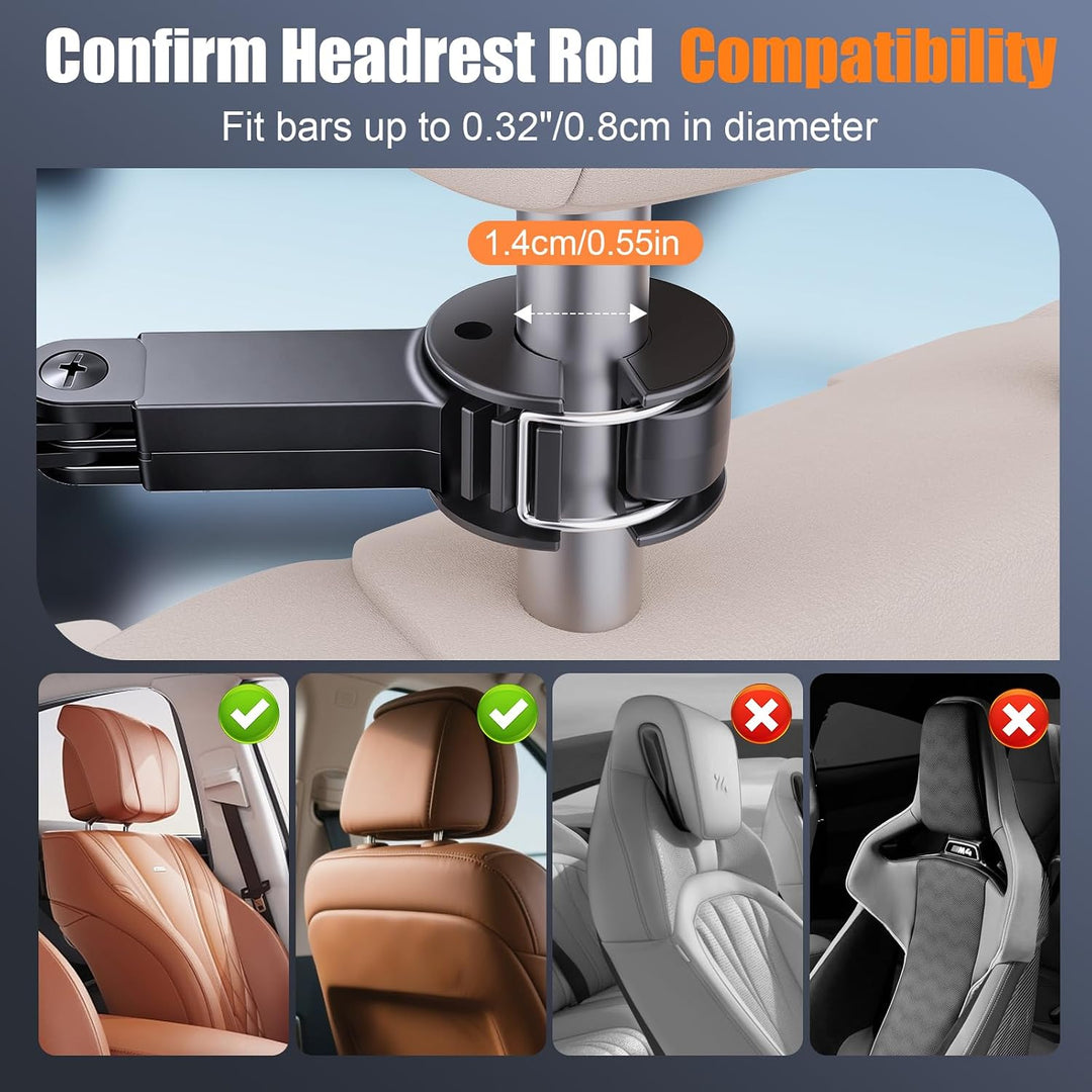 Dual Head Mini USB Car Fan