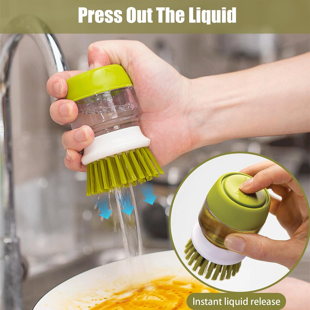 Soap Dispenser with Dish Brush