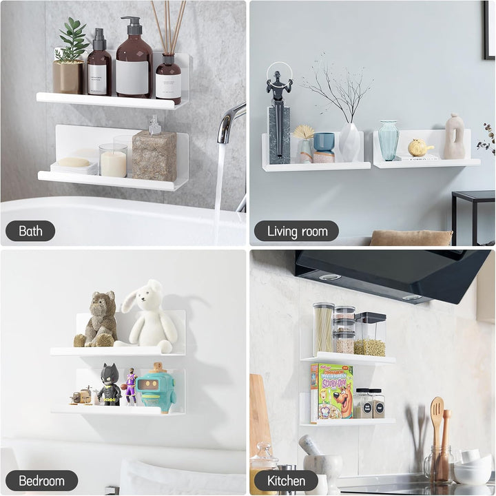 Acrylic Floating Wall Shelves