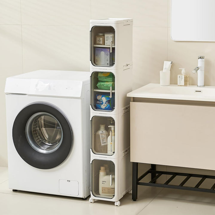 Slim Organizer with Magnetic Doors & Wheels