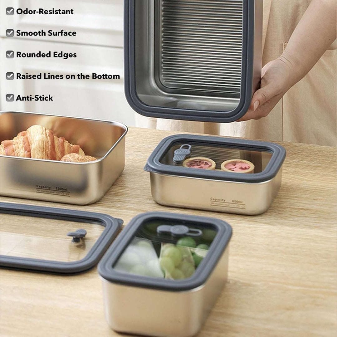 Stainless Steel Food Storage Containers