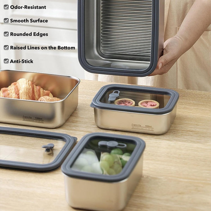 Stainless Steel Food Storage Containers