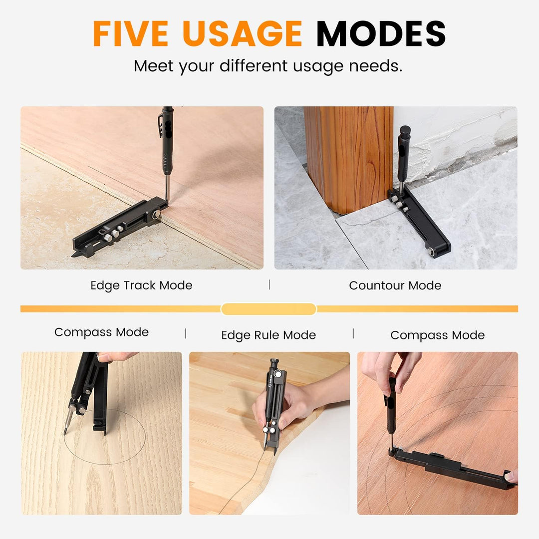 Multi-function Scribing Tool, Aluminum Alloy Scribe Tool