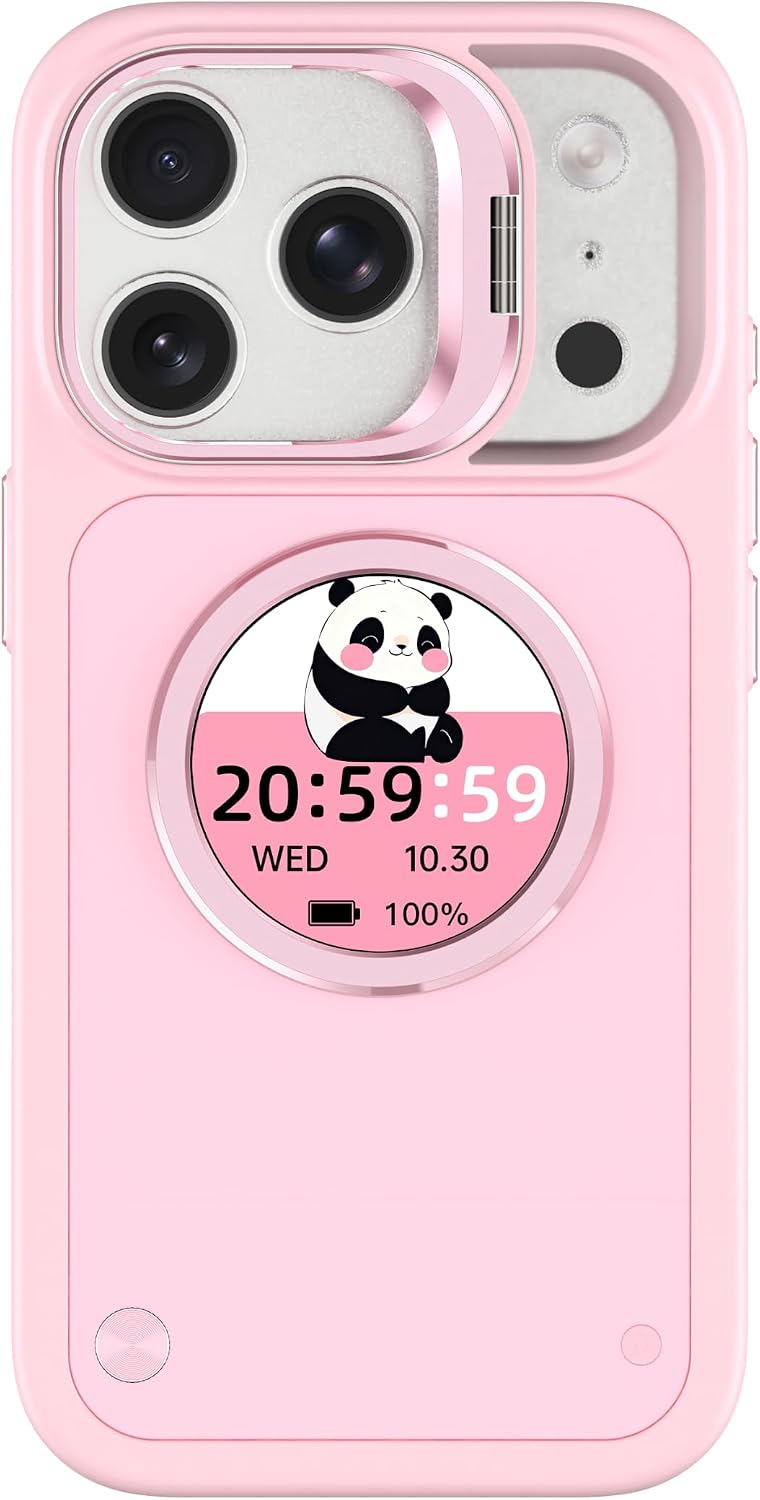 Smart Case for iPhone 17 Pro Max with 1.52 inches Touchscreen