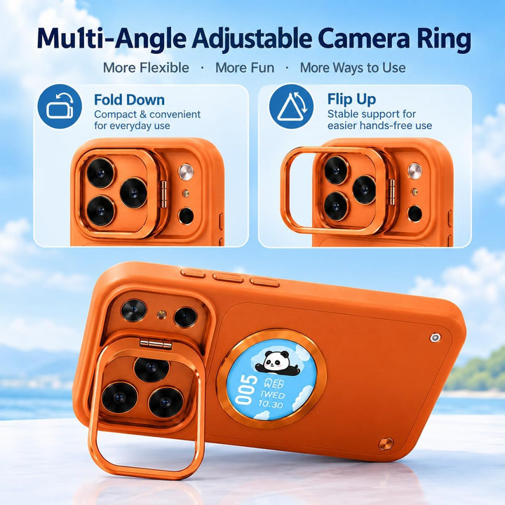 Smart Case for iPhone 17 Pro Max with 1.52 inches Touchscreen