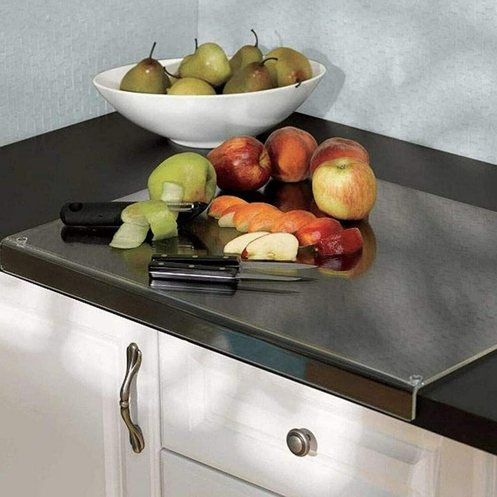 Clear Kitchen Cutting Board with Non-Slip Lip