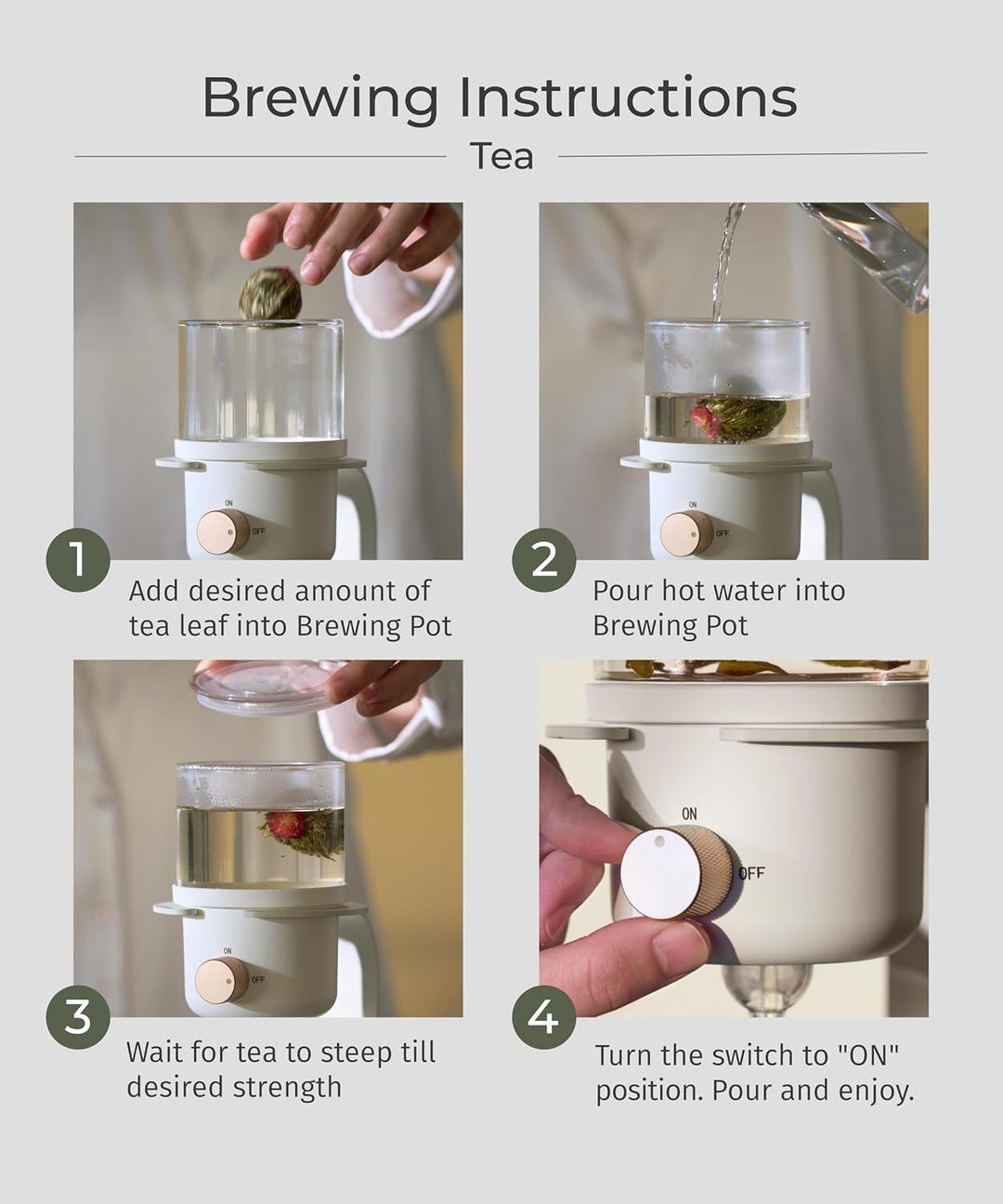 Glass Tea Pot with Infusers