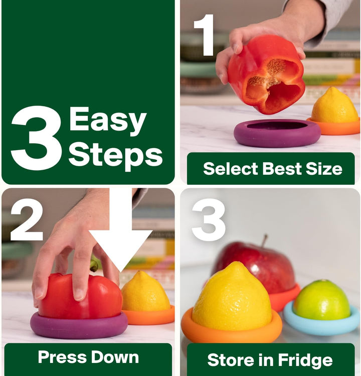 Reusable Silicone Food Savers