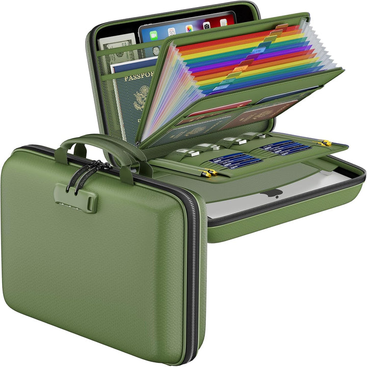 Waterproof Fireproof Accordion Document Storage Bag