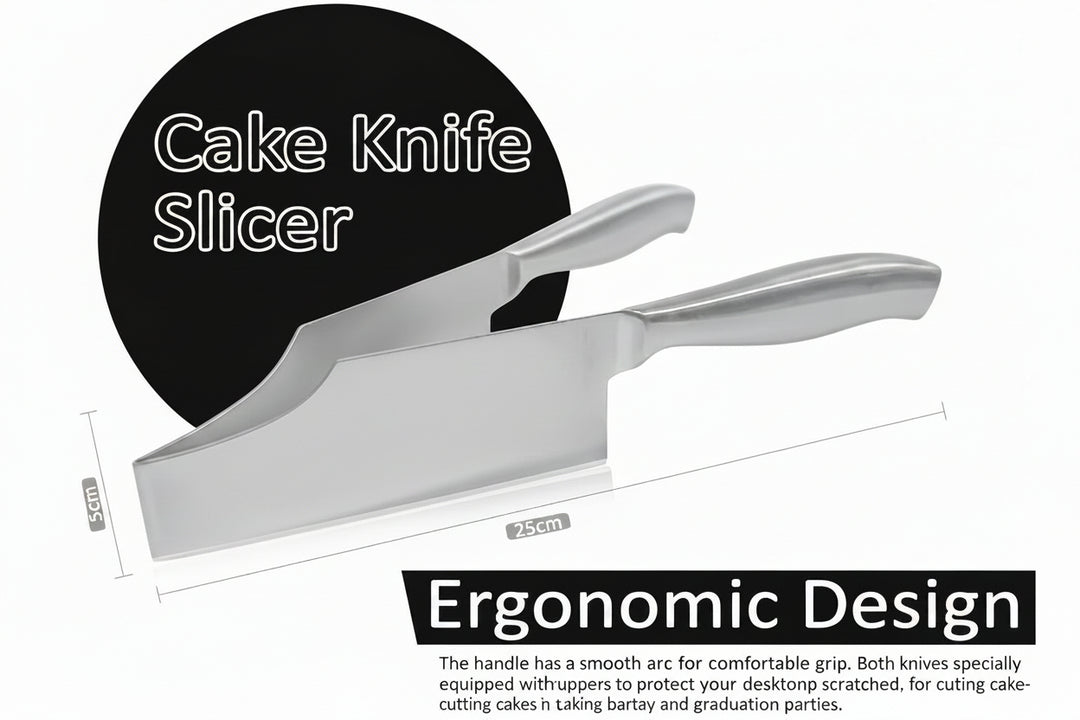 Stainless Steel Cake Knife Slicer and Server