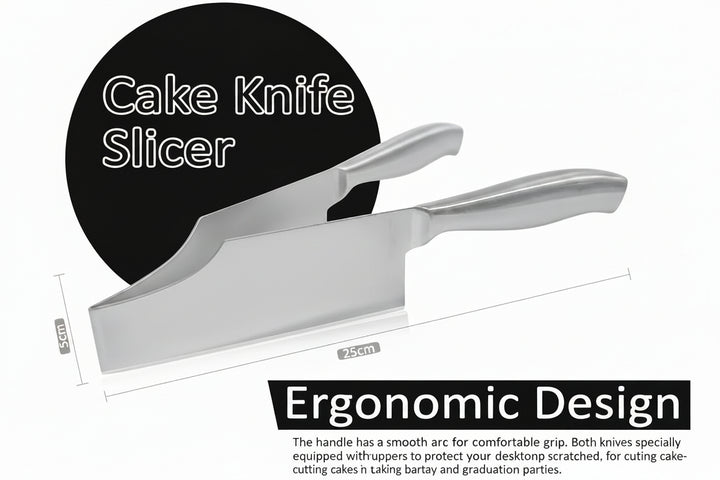 Stainless Steel Cake Knife Slicer and Server