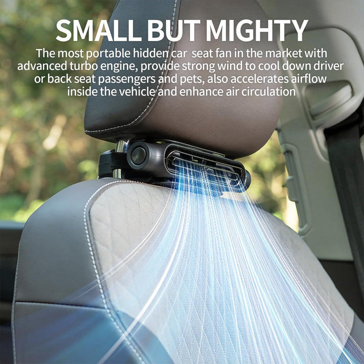 Car Seat Fan for Driver & Backseat