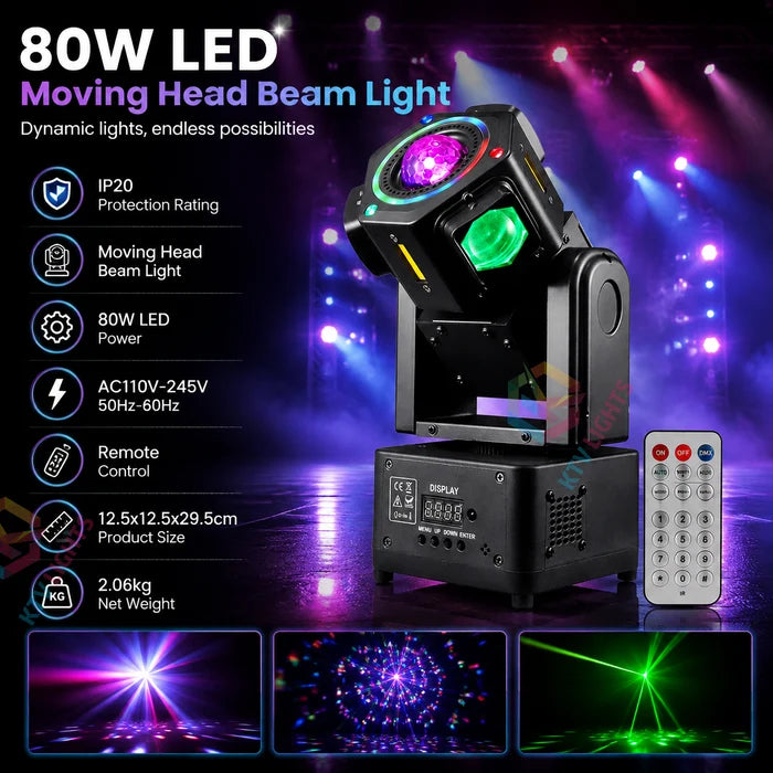 Head stage light suitable for DJ parties and various events