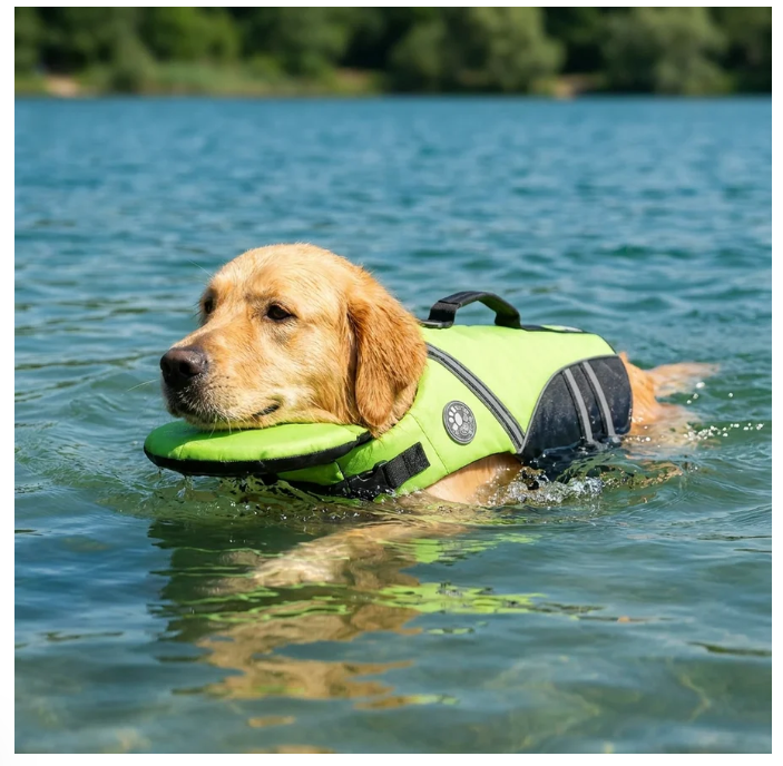 Dog Life Jacket With Chin Support