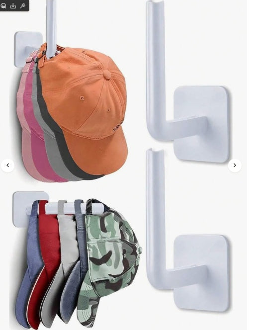 Wall Mounted Hat Rack, Baseball Cap Holder