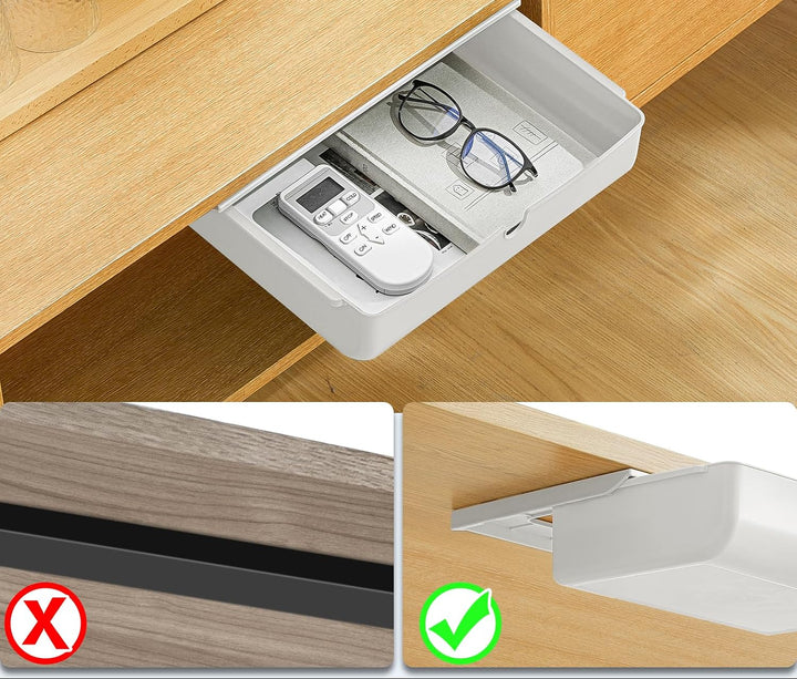 Under Desk Drawer Self-Stick Storage Organizer
