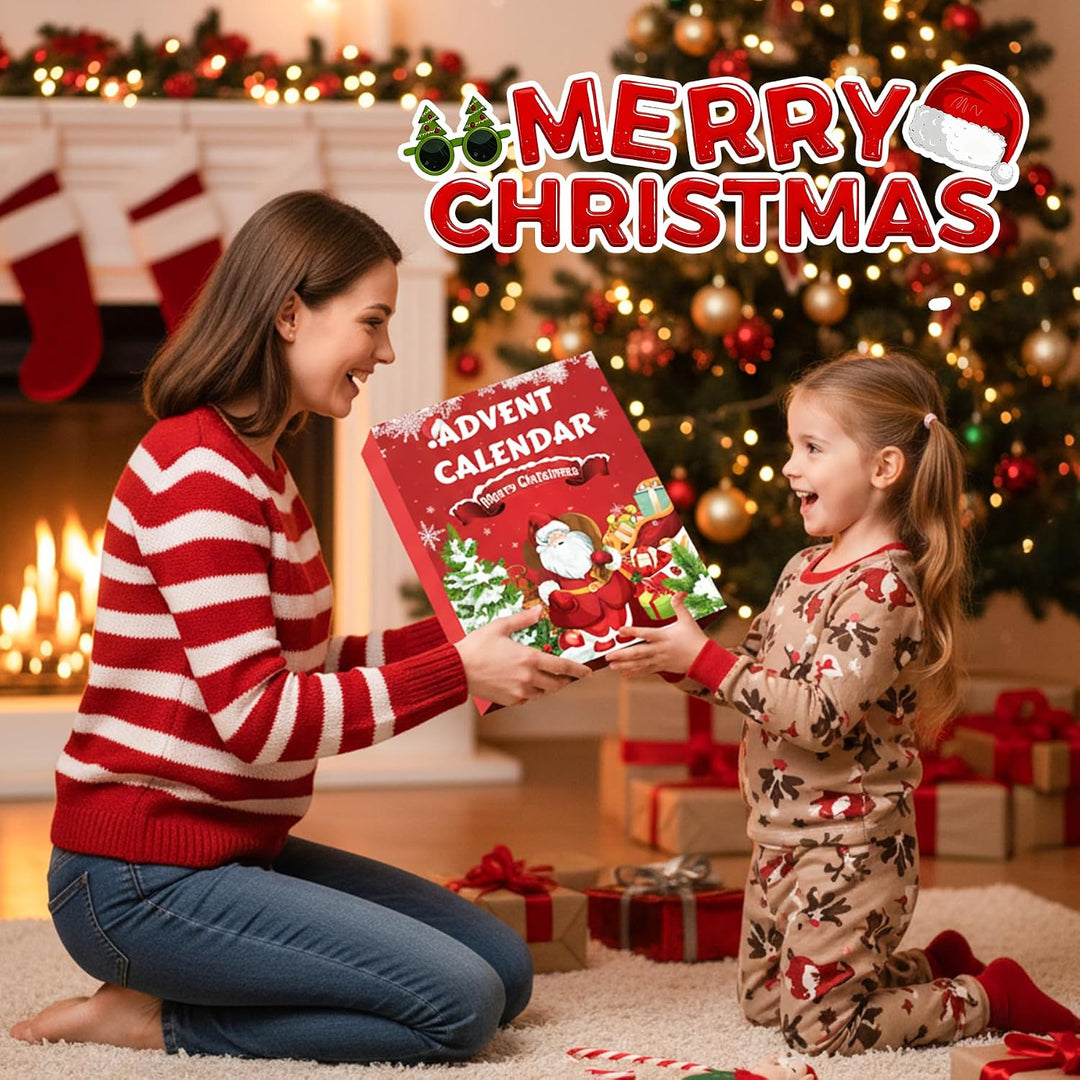 2026 Squishy Advent Calendar, 24-Day Christmas Toy Box