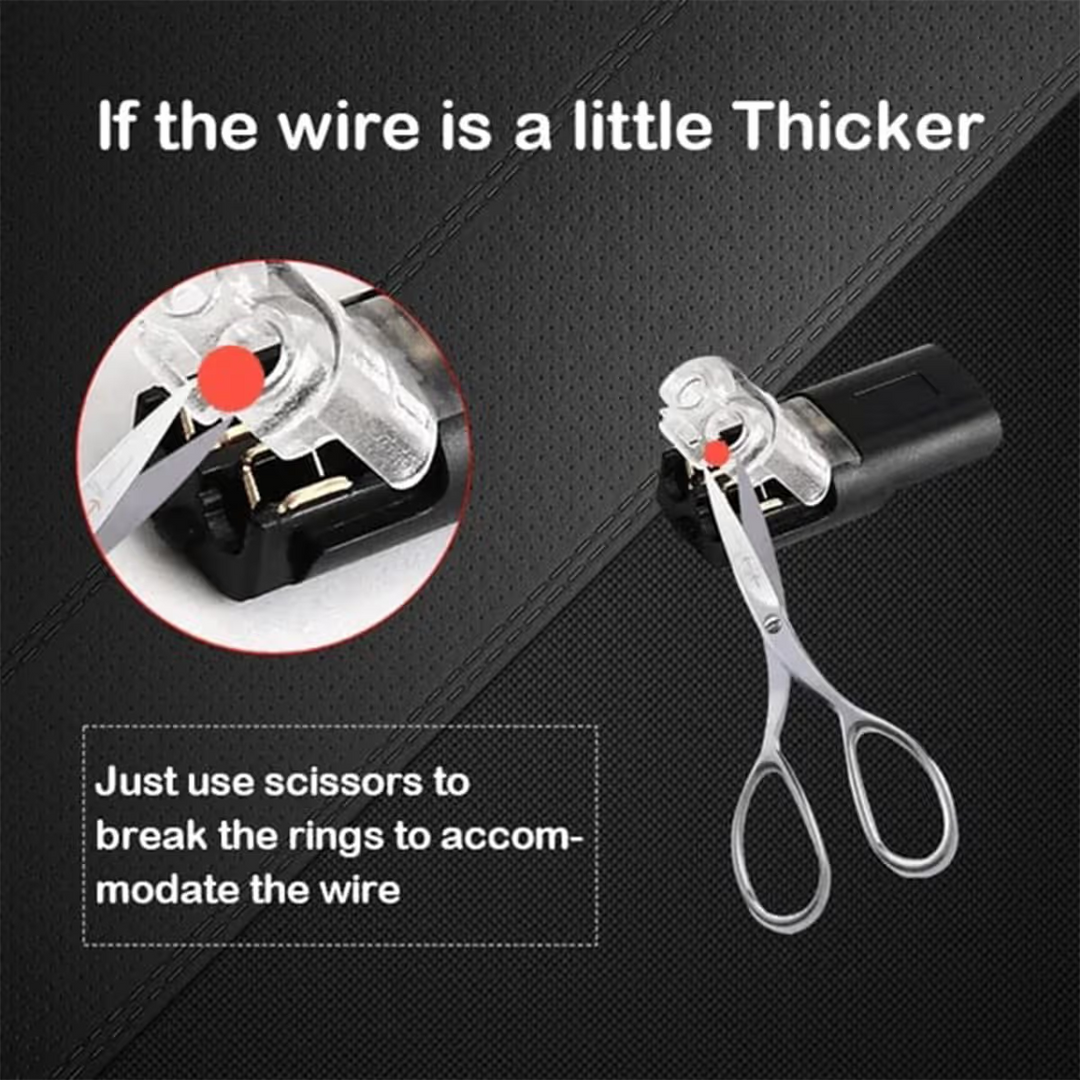 Double-Wire Plug-in Connector Led Light Strip Connectors 2 Pin