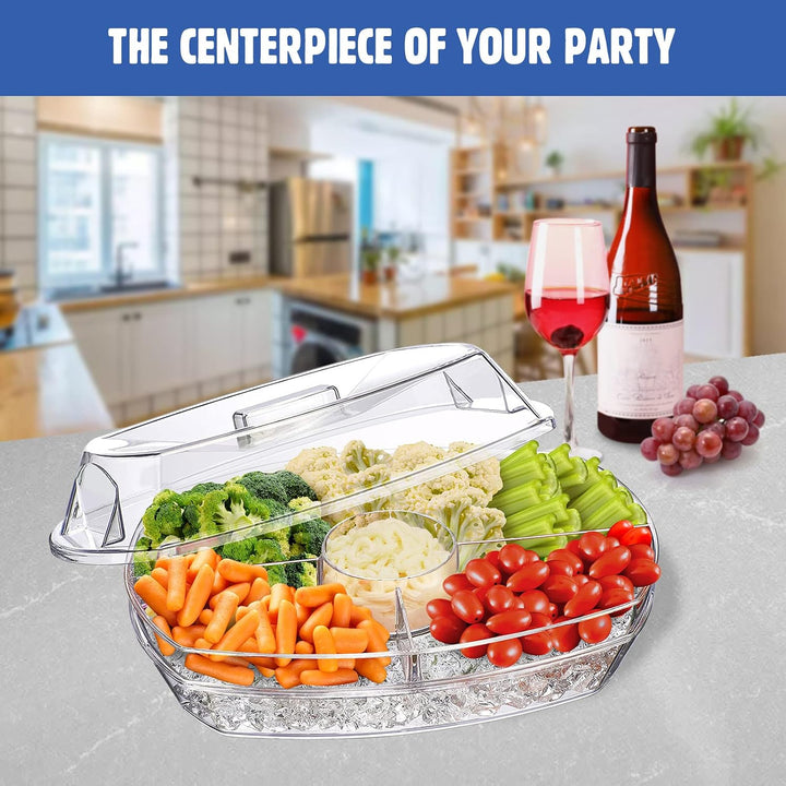 Chilled serving Tray