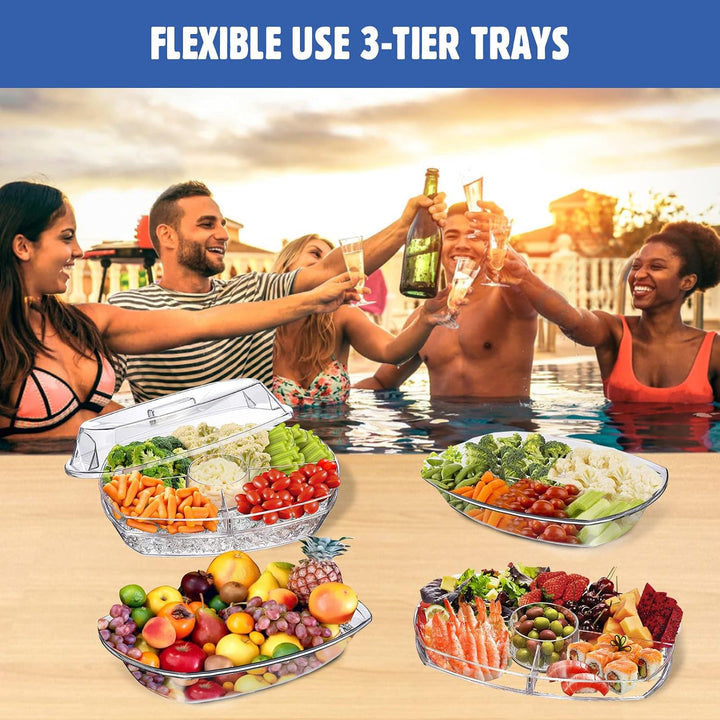 Chilled serving Tray