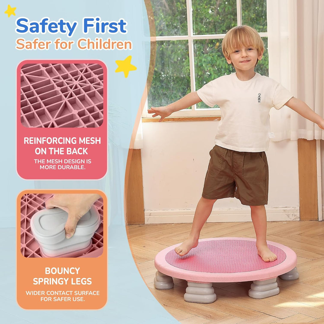 Mini Trampoline for Kids, Bounce Board, Toddlers Trampoline Indoor