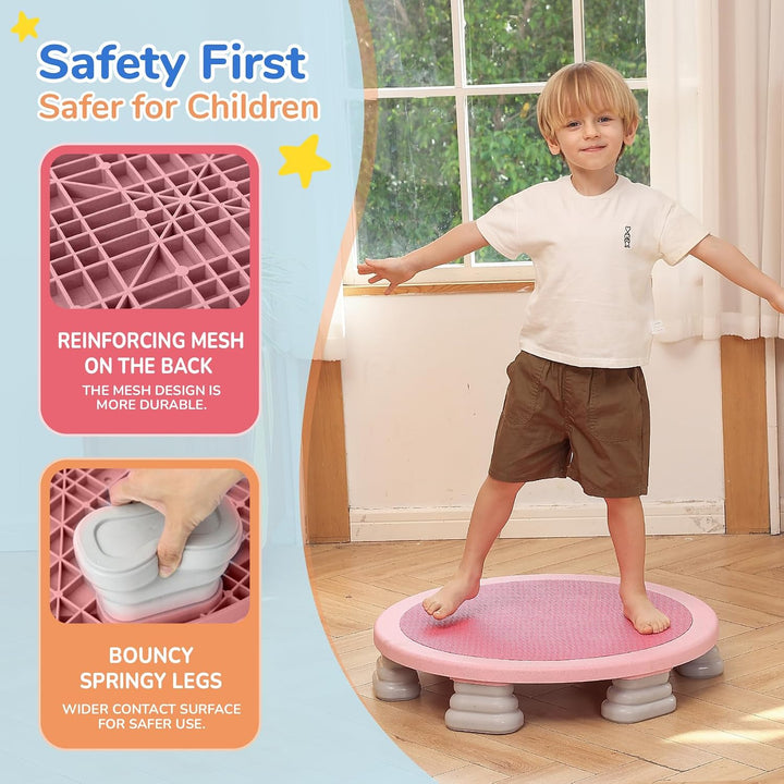 Mini Trampoline for Kids, Bounce Board, Toddlers Trampoline Indoor