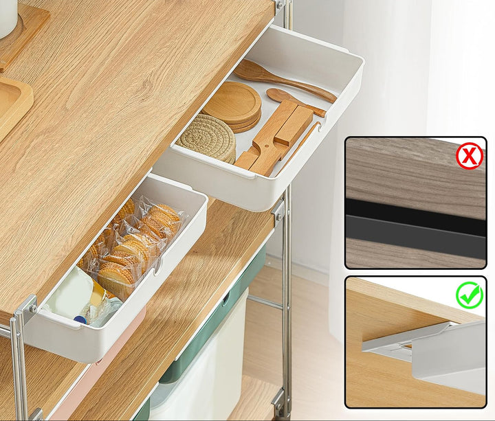 Under Desk Drawer Self-Stick Storage Organizer