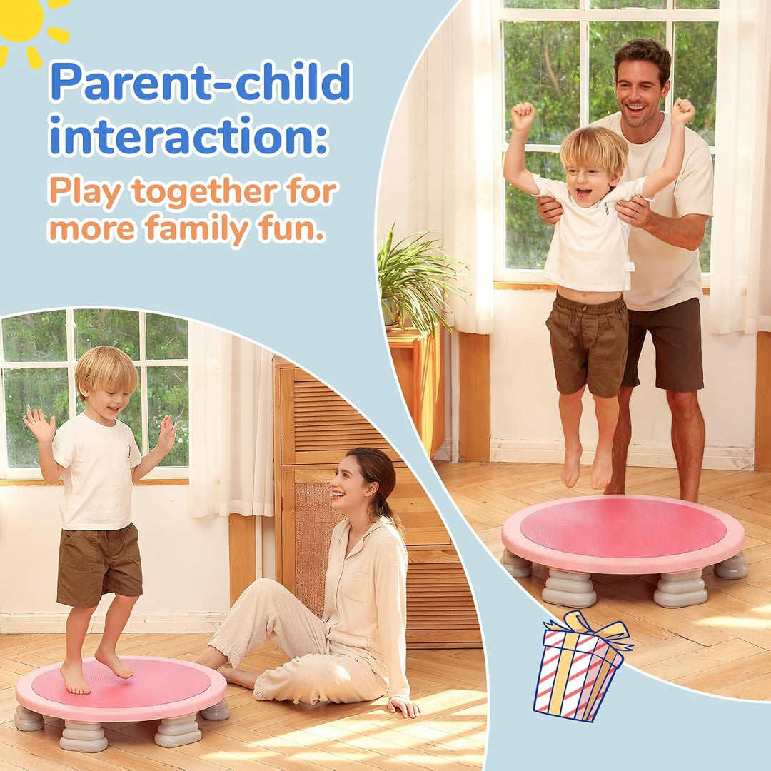 Mini Trampoline for Kids, Bounce Board, Toddlers Trampoline Indoor