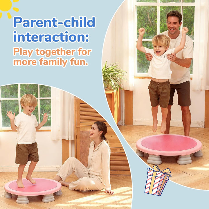 Mini Trampoline for Kids, Bounce Board, Toddlers Trampoline Indoor