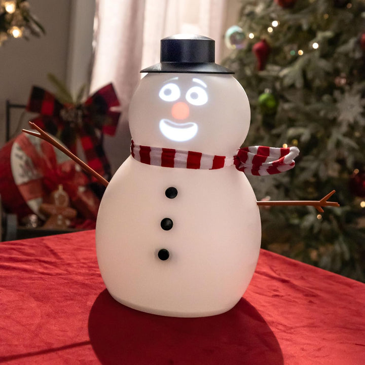 Animated Talking Snowman with Projector and Speaker