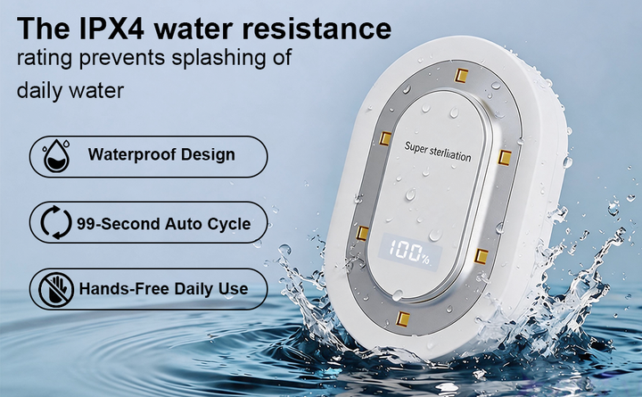 Smart UV-C Toilet Seat Sanitizer with USB-C Charging