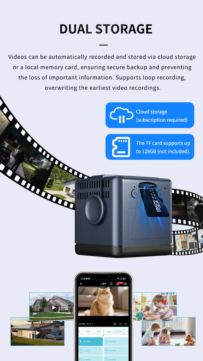 Smart WiFi Security Camera – 1080P HD