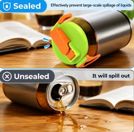 4 Pack Can Lids with Straws