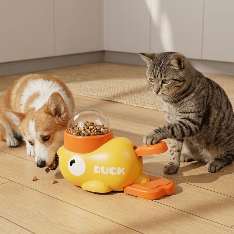 Small Cat and Dog Toy Interactive Treat Dispenser Toy
