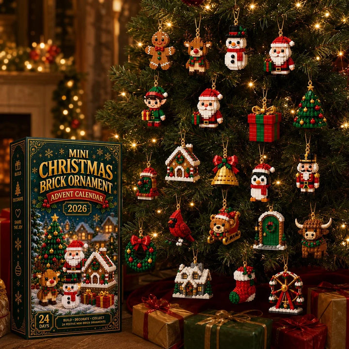 24-Day Mini Christmas Ornament Advent Calendar