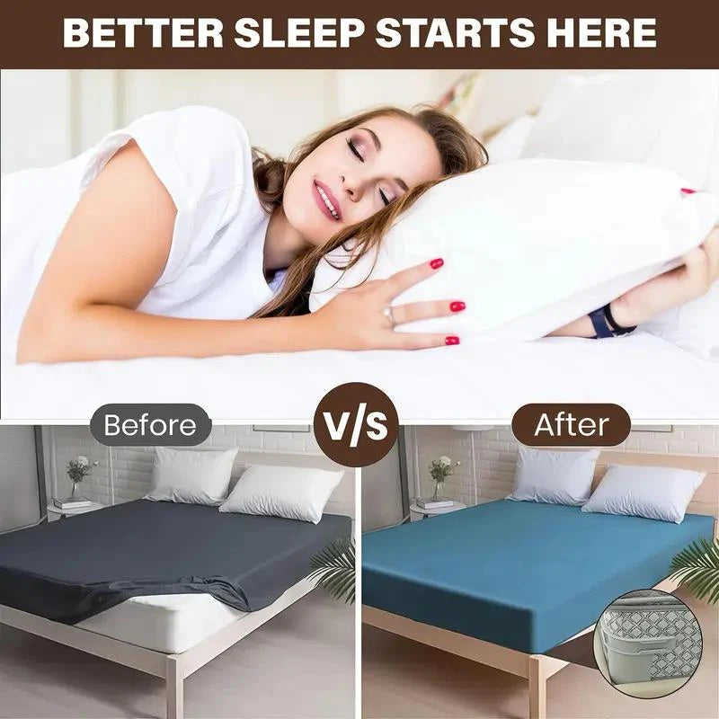 4-Pack Heavy Duty Bed Sheet Clips, Locking Mattress Corner Holders