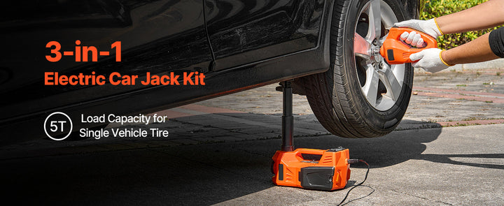 3-in-1 Electric Car Jack Kit