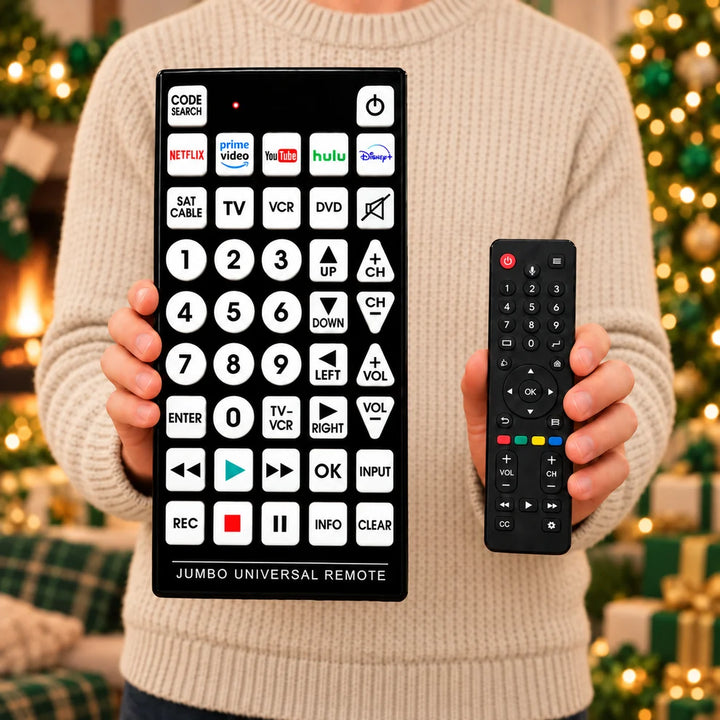 Universal LCD TV Remote Control with Large Buttons