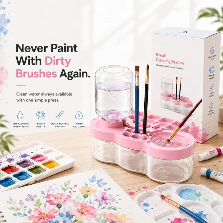 Brush Cleaning Station