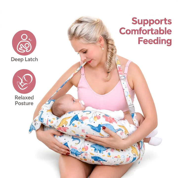 Ergonomic Nursing Pillow for Calm Feeds