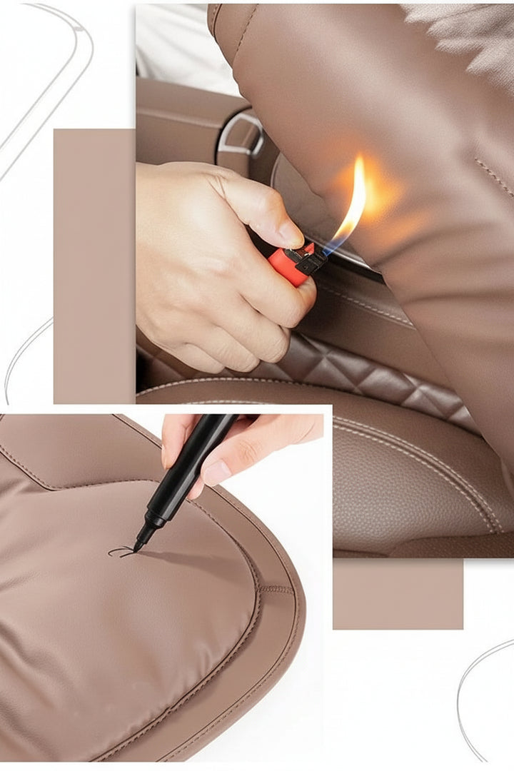 Skin-Friendly & Dirt-Repellent Leather Seat Cushions