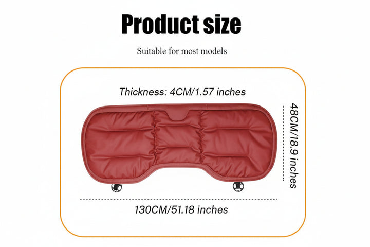 Skin-Friendly & Dirt-Repellent Leather Seat Cushions