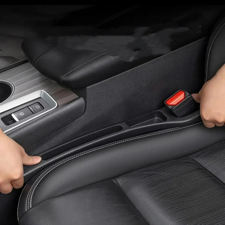 dual-slot car seat gap organizer