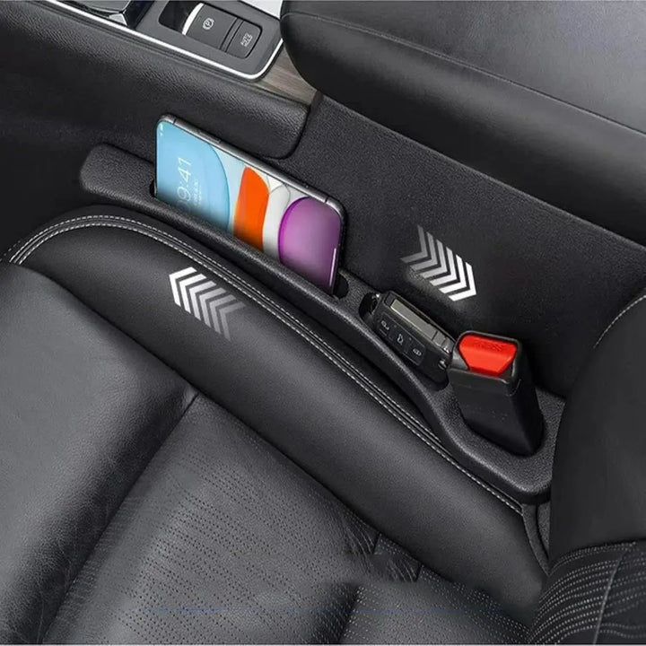dual-slot car seat gap organizer