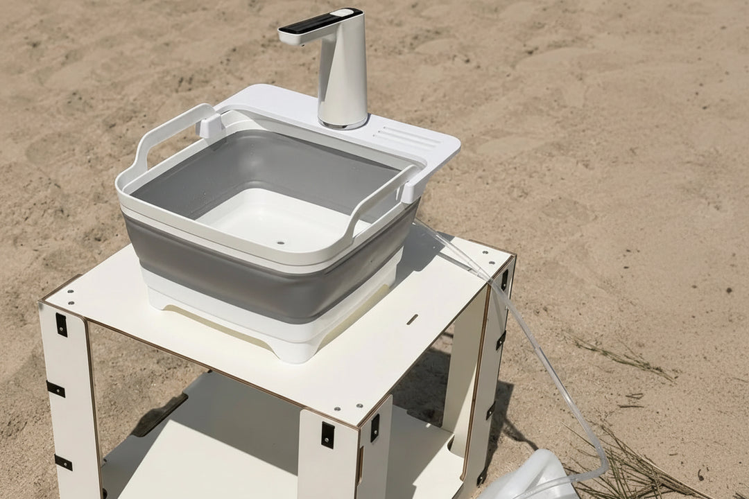 Portable camping sink