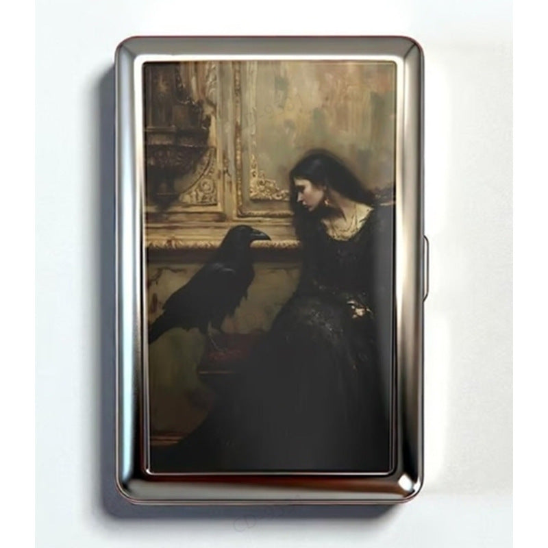 Moonlit Kiss Tin Cardholder Wallet