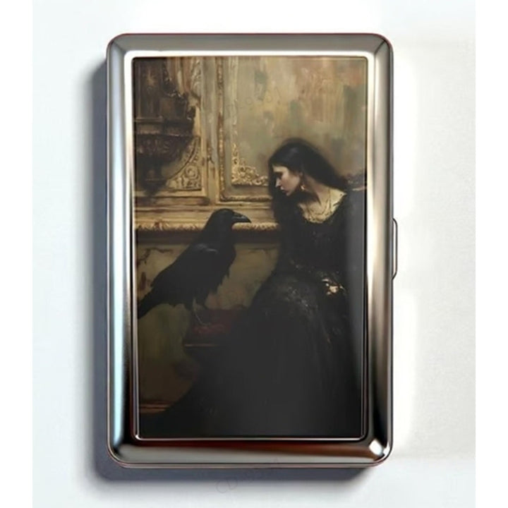 Moonlit Kiss Tin Cardholder Wallet