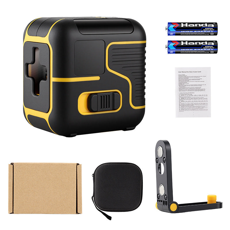 Compact Dual-Line Green Laser Level with Auto Leveling