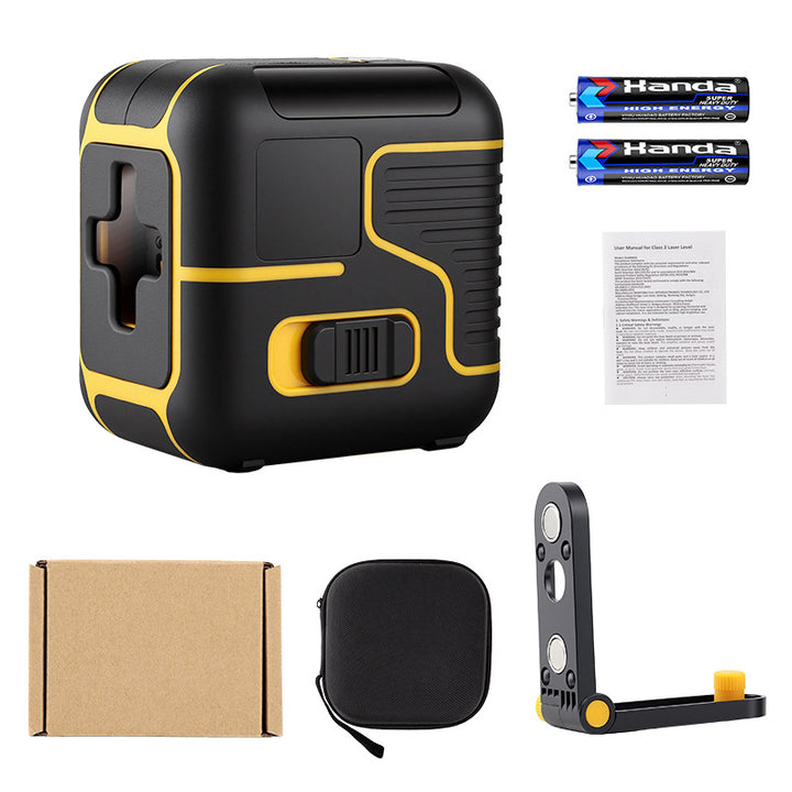 Compact Dual-Line Green Laser Level with Auto Leveling